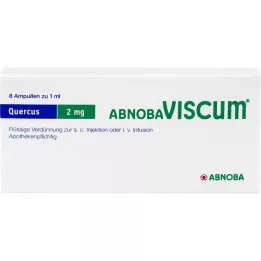 ABNOBAVISCUM Quercus 2 mg ampollas, 8 uds