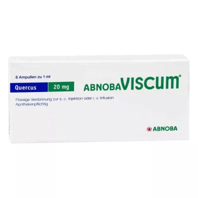 Abnobaviscum Quercus 20 mg ampollas (8 piezas)