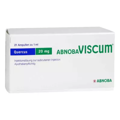 Abnobaviscum Quercus 20 mg ampollas (21 uds)