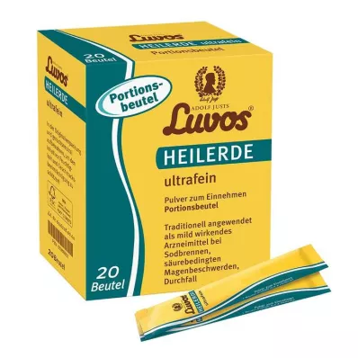 LUVOS Sobre de arcilla curativa ultrafina, 20X6,5 g
