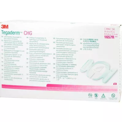 Tegaderm 3M Chg i.v.Cinta de fijación 8,5x11,5cm 1657R, 25 uds