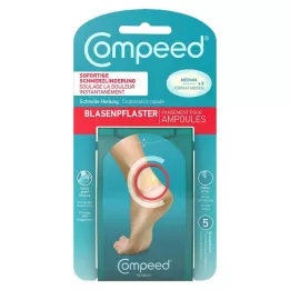 COMPEED Medio de esparadrapo para ampollas, 5 uds
