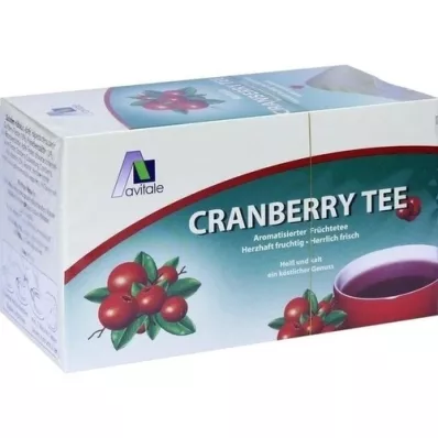 CRANBERRY TEE Bolsa de filtro, 20 uds