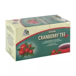CRANBERRY TEE Bolsa de filtro, 20 uds