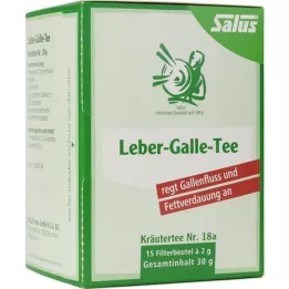 LEBER GALLE-Té Té de hierbas nº 18a Salus té de filtro, 15 uds