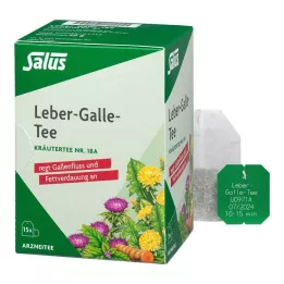 LEBER GALLE-Té Té de hierbas nº 18a Salus té de filtro, 15 uds