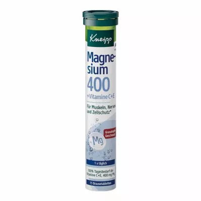 KNEIPP Magnesio 400+C+E Comprimidos efervescentes, 15 uds