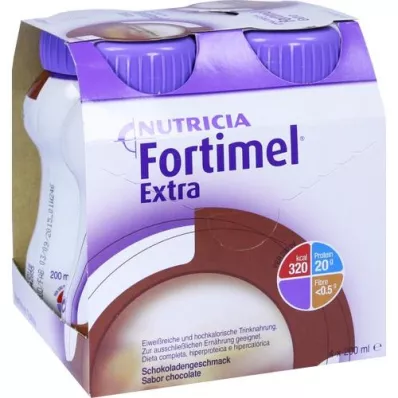 FORTIMEL Sabor chocolate extra, 4X200 ml