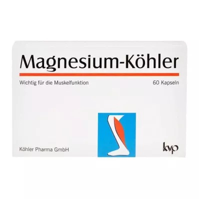 MAGNESIUM KÖHLER Cápsulas, 1X60 uds MAGNESIUM KÖHLER Cápsulas, 1X60 uds