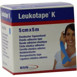 LEUKOTAPE K 5 cm azul claro, 1 ud