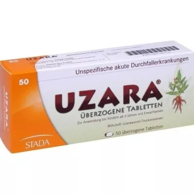 UZARA 40 mg comprimidos recubiertos, 50 uds