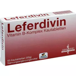 LEFERDIVIN Comprimido masticable de complejo vitamínico B, 60 uds