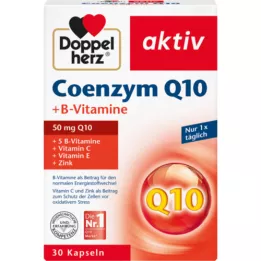 DOPPELHERZ Coenzima Q10+B Vitaminas Cápsulas, 30 Cápsulas