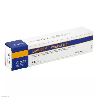 LAVANID Gel para heridas, 2X10 g