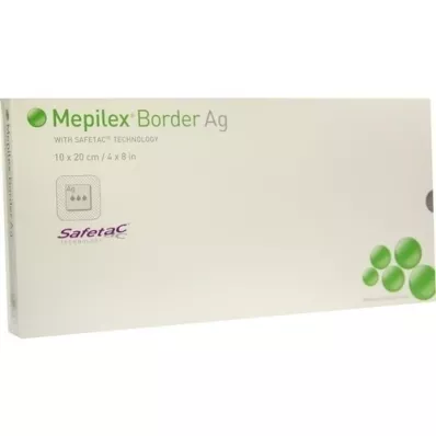 MEPILEX Apósito de espuma Border Ag 10x20 cm estéril, 5 uds