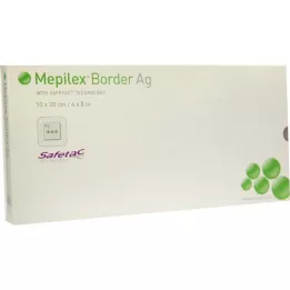 MEPILEX Apósito de espuma Border Ag 10x20 cm estéril, 5 uds