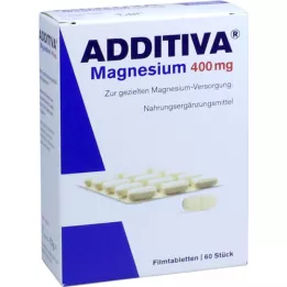 ADDITIVA Magnesio 400 mg comprimidos recubiertos con película, 60 uds