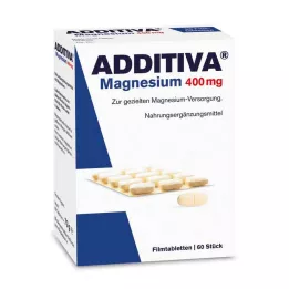ADDITIVA Magnesio 400 mg comprimidos recubiertos con película, 60 uds