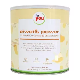 FOR YOU proteína en polvo de vainilla, 750 g