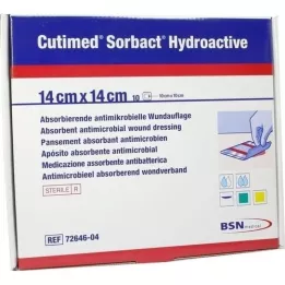 CUTIMED Compresas Hidroactivas Sorbact 14x14 cm, 10 uds