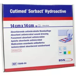 CUTIMED Compresas Hidroactivas Sorbact 14x14 cm, 10 uds