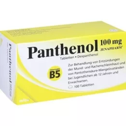 PANTHENOL 100 mg comprimidos Jenapharm, 100 uds