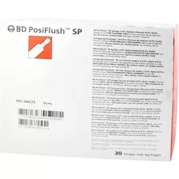 BD POSIFLUSH SP Sistema de lavado de jeringas precargadas, 30X10 ml