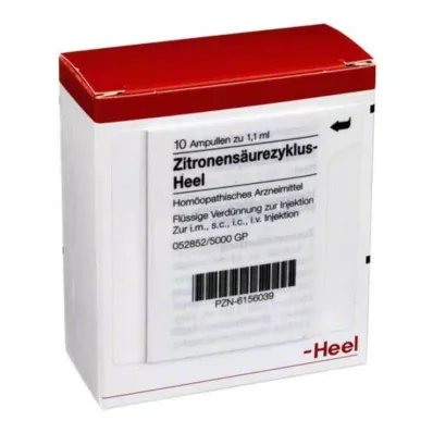 ZITRONENSÄUREZYKLUS Ampollas de talón, 10 uds