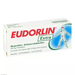 EUDORLIN Analgésico Ibuprofeno extra, 20 uds