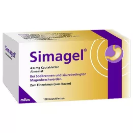 SIMAGEL Comprimidos masticables, 100 uds