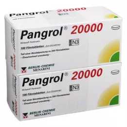 PANGROL 20.000 comprimidos con cubierta entérica, 200 unidades