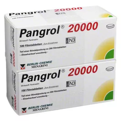 PANGROL 20.000 comprimidos con cubierta entérica, 200 unidades