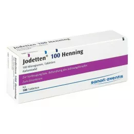 JODETTEN 100 pastillas Henning, 100 unidades