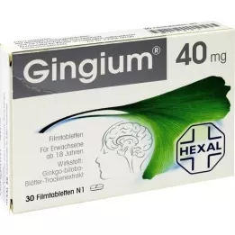 GINGIUM Comprimidos recubiertos, 30 unidades