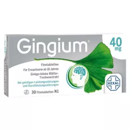 GINGIUM Comprimidos recubiertos, 30 unidades