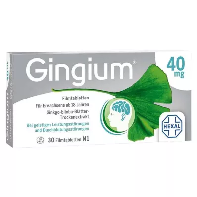 GINGIUM Comprimidos recubiertos, 30 unidades GINGIUM Comprimidos recubiertos, 30 unidades