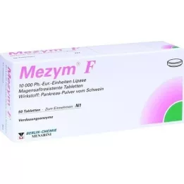 MEZYM F comprimidos con cubierta entérica, 50 uds