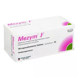 MEZYM F comprimidos con cubierta entérica, 100 uds