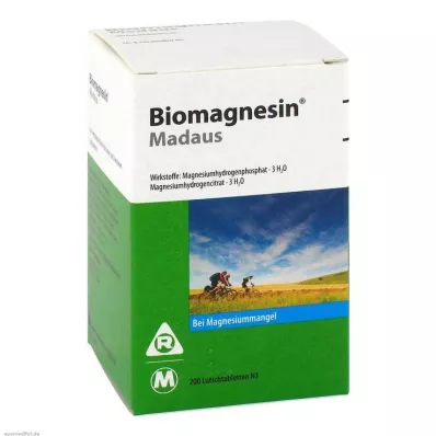 BIOMAGNESIN Madaus Pastillas, 200 Cápsulas