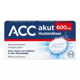 ACC 600 comprimidos efervescentes agudos, 10 unidades
