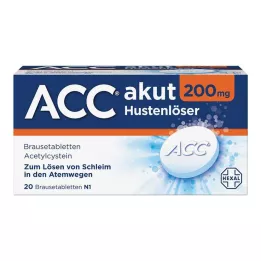 ACC 200 comprimidos efervescentes agudos, 20 unidades