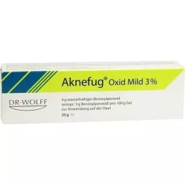 AKNEFUG gel de óxido suave al 3%, 25 g