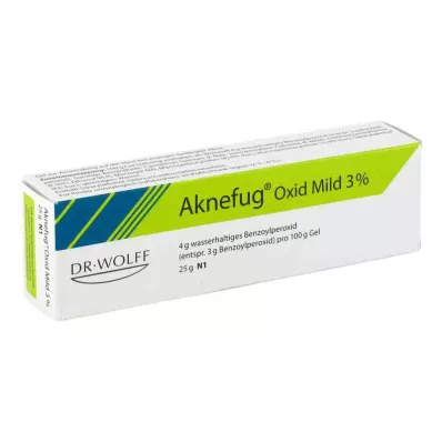 Óxido de fuga de acné suave 3% (25 g)
