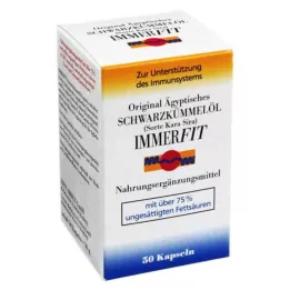 SCHWARZKÜMMELÖL Immerfit Cápsulas, 50 Cápsulas