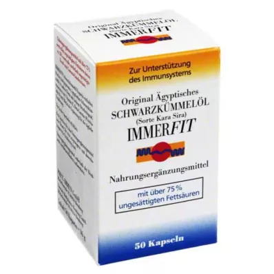 SCHWARZKÜMMELÖL Immerfit Cápsulas, 50 Cápsulas