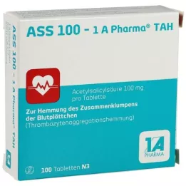 ASS 100-1A Pharma TAH Comprimidos, 100 uds
