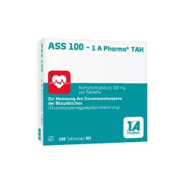 ASS 100-1A Pharma TAH Comprimidos, 100 uds