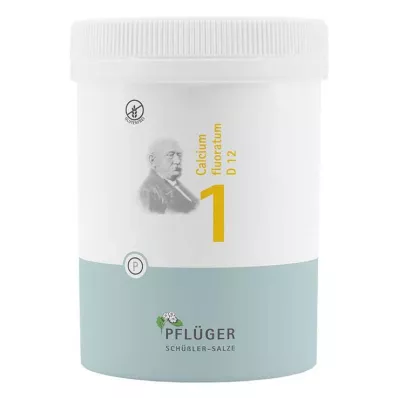 Bioquímica Pflueger 1 Calcio fluoratum D 12 tabletas, 1000 piezas