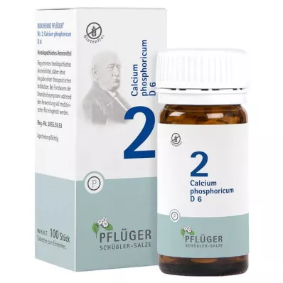 Bioquímica Pflueger 2 Calcio fosforicum D 6 tabletas, 100 st