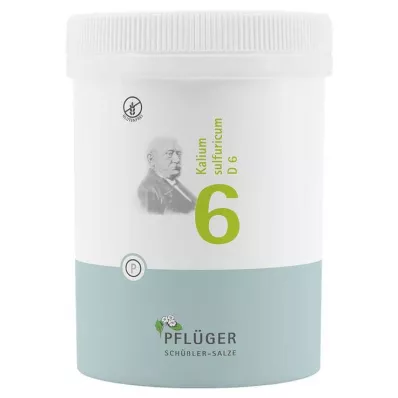 Bioquímica Pflueger 6 Kalium sulfuricum D 6 tabletas, 1000 st
